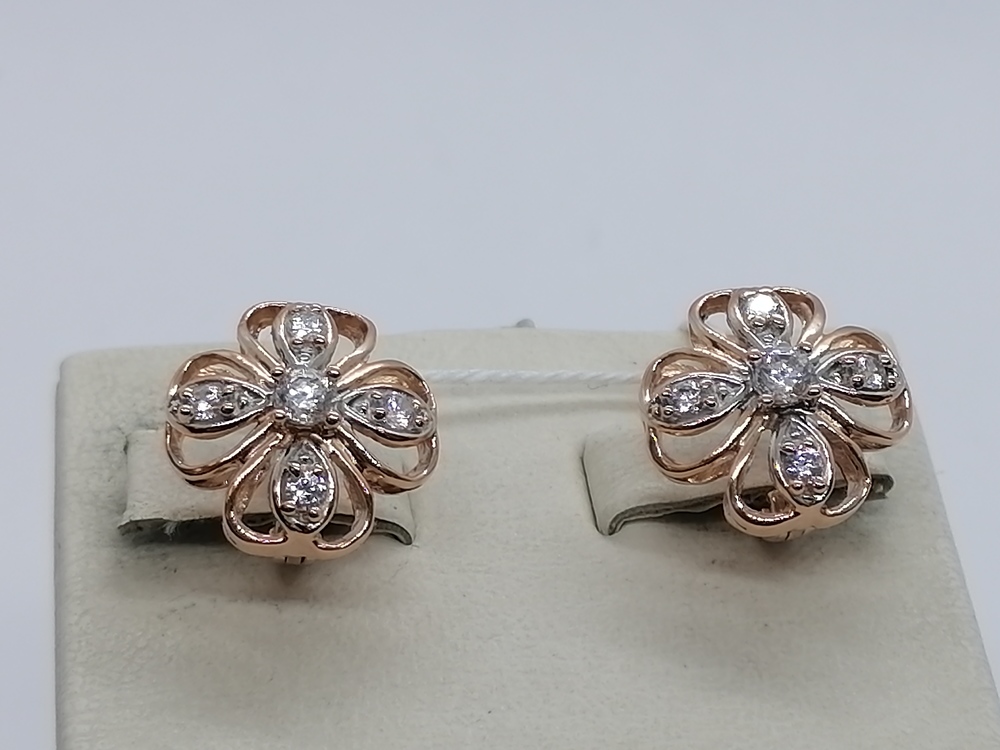 СКМИ585 СЕРЬГИ С КАМНЯМИ (Au 585) СКМИ585 СЕРЬГИ С КАМНЯМИ (Au 585)