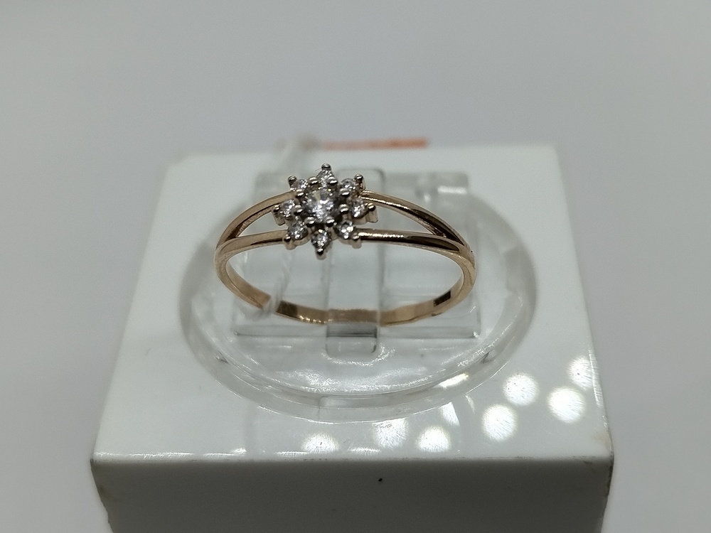 КОЛКМИ585 КОЛЬЦО С КАМНЯМИ (Au 585)