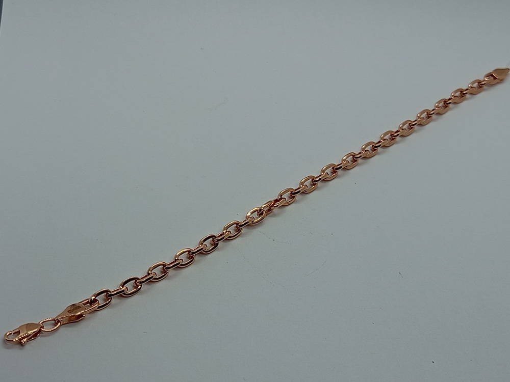 БРАСЛЕТ ПУСТОТЕЛЫЙ Якорное (Au 585)