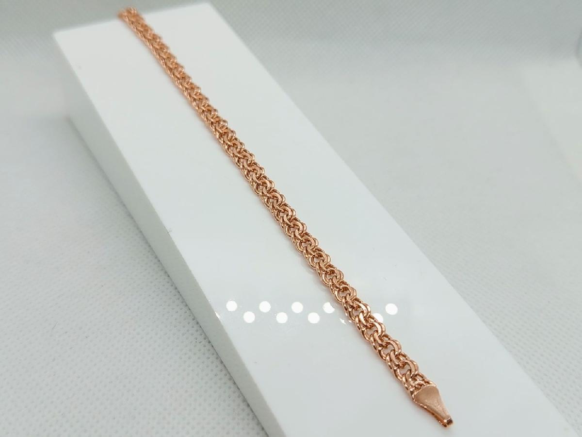 БРАСЛЕТ ПУСТОТЕЛЫЙ Бисмарк Au 585