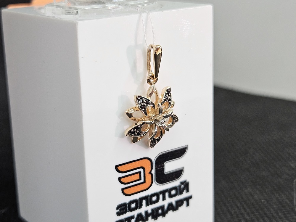 ПОДКМИ585 ПОДВЕСКА С КАМНЯМИ (Au 585)