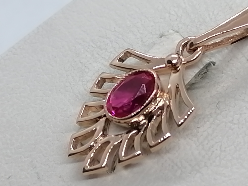 ПОДВЕСКА С КАМНЕМ (Au 583)