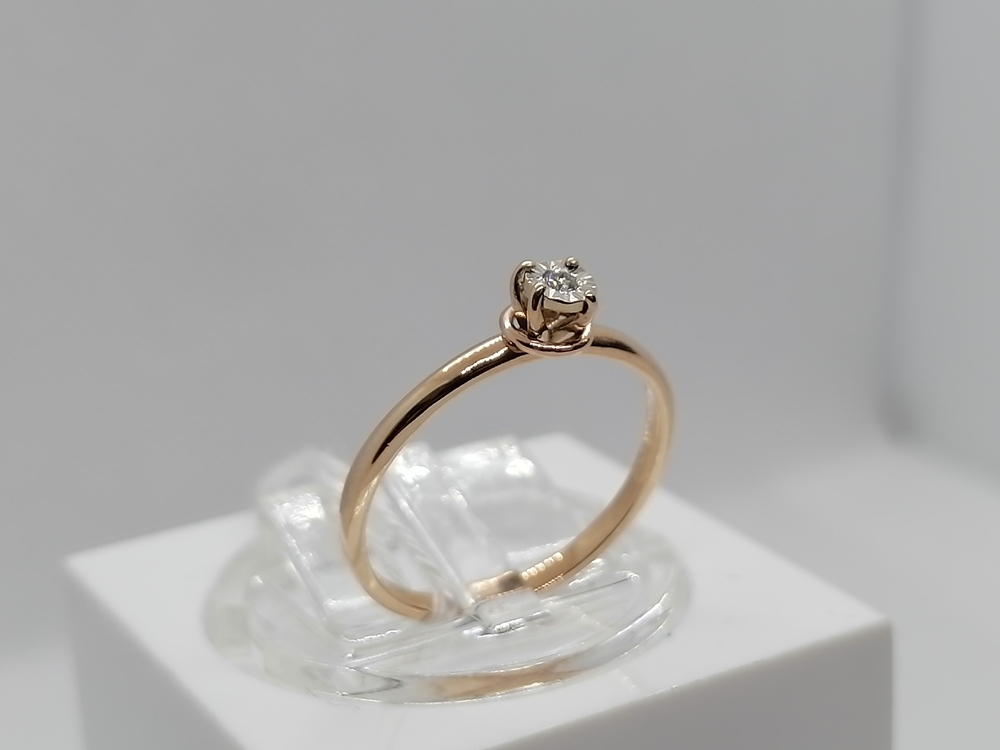 КОЛЬЦО БРИЛЛИАНТ Au 585