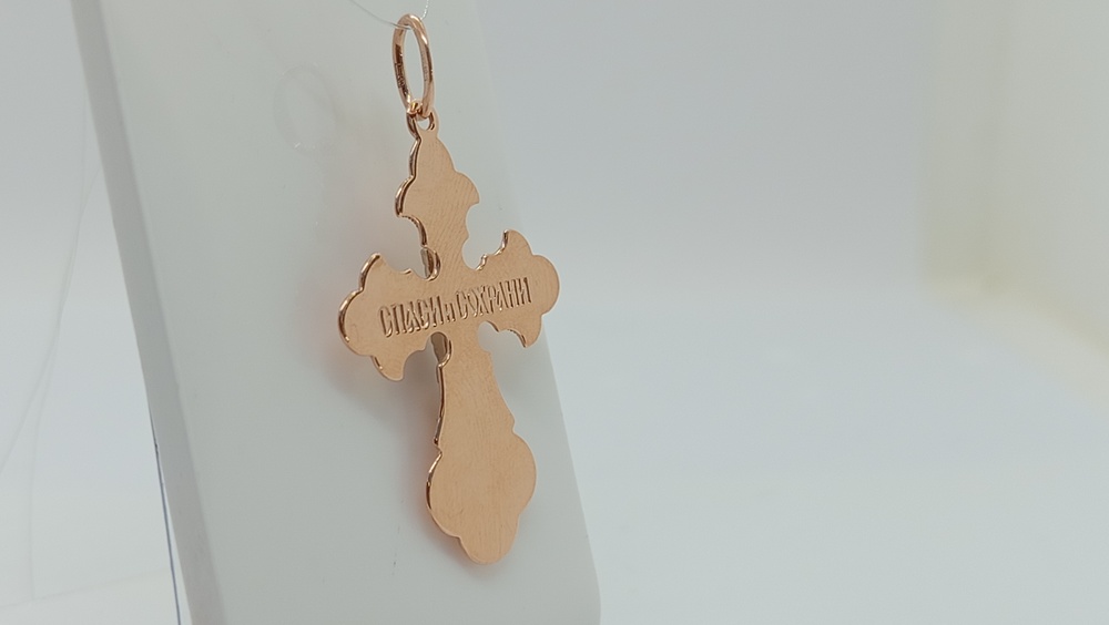 ПОДВЕСКА КРЕСТ (Au 585)