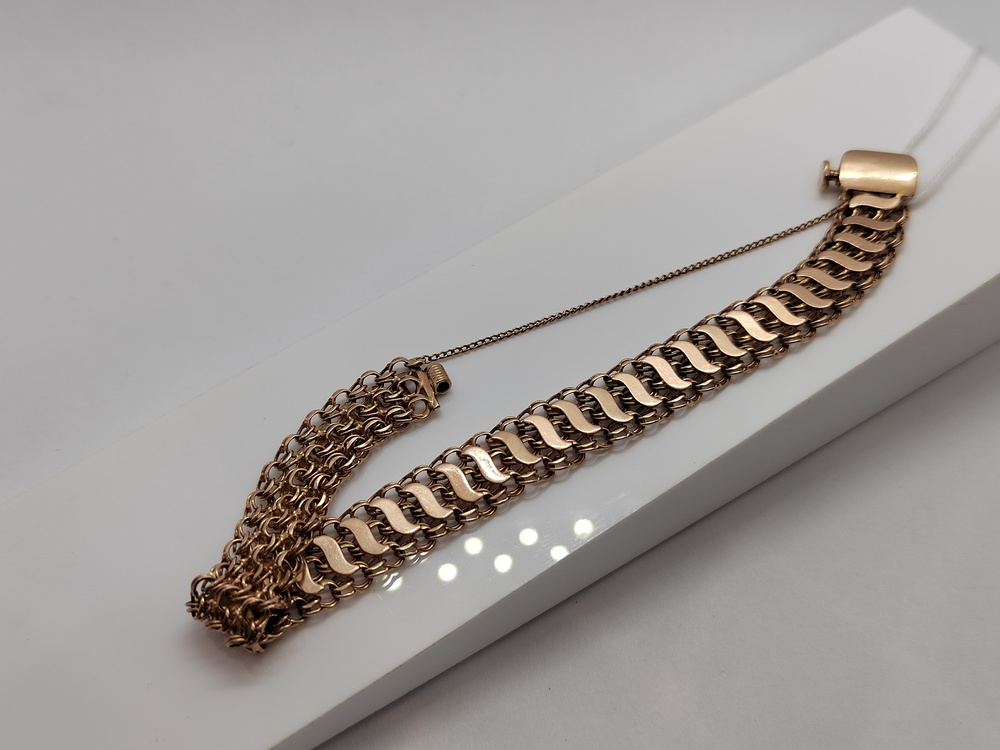 БРАСЛЕТ ПОЛНОВЕСНЫЙ Фантазия Au 585