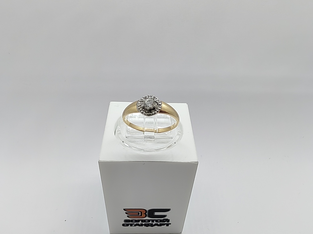 КОЛЬЦО С КАМНЯМИ (Au 585)