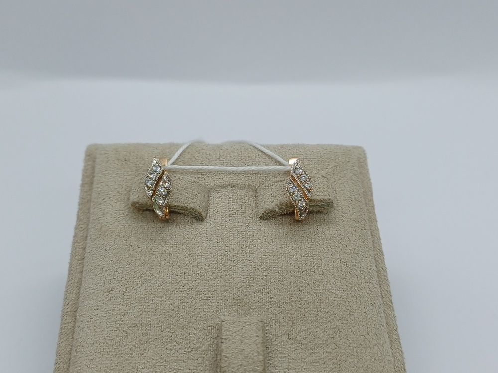 СЕРЬГИ С КАМНЯМИ (Au 585)