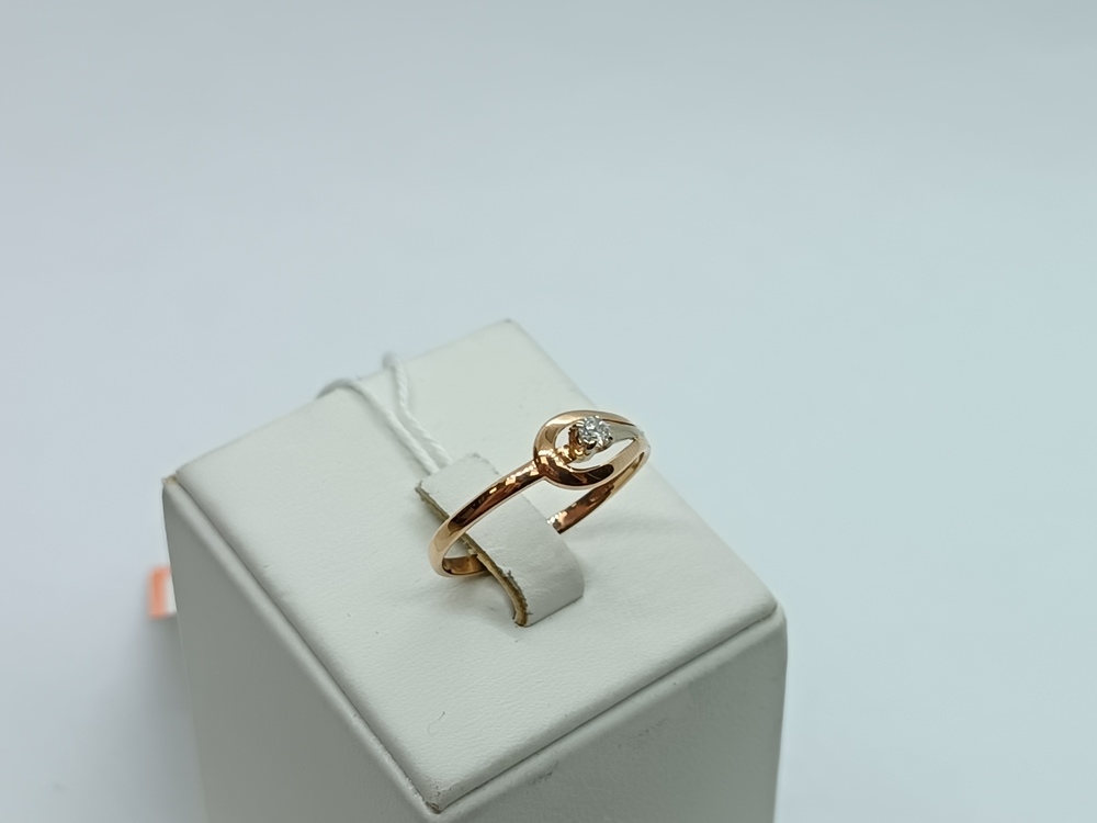 КОЛЬЦО БРИЛЛИАНТ Au 585