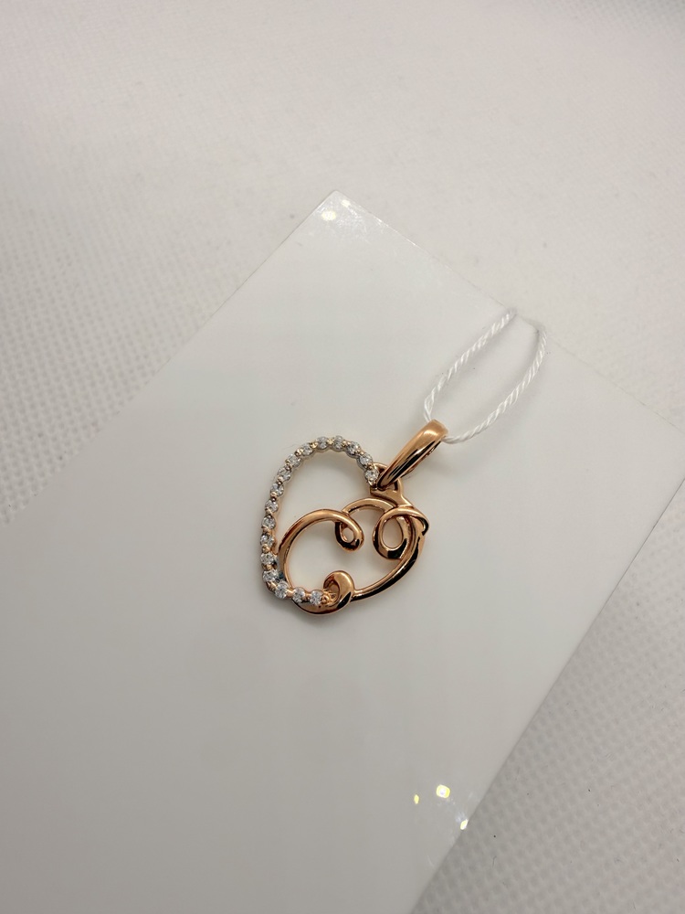 ПОДВЕСКА С КАМНЯМИ (Au 585)