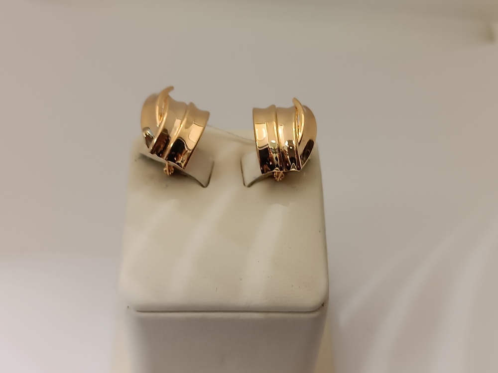 СЕРЬГИ БЕЗ КАМНЯ (Au 585)