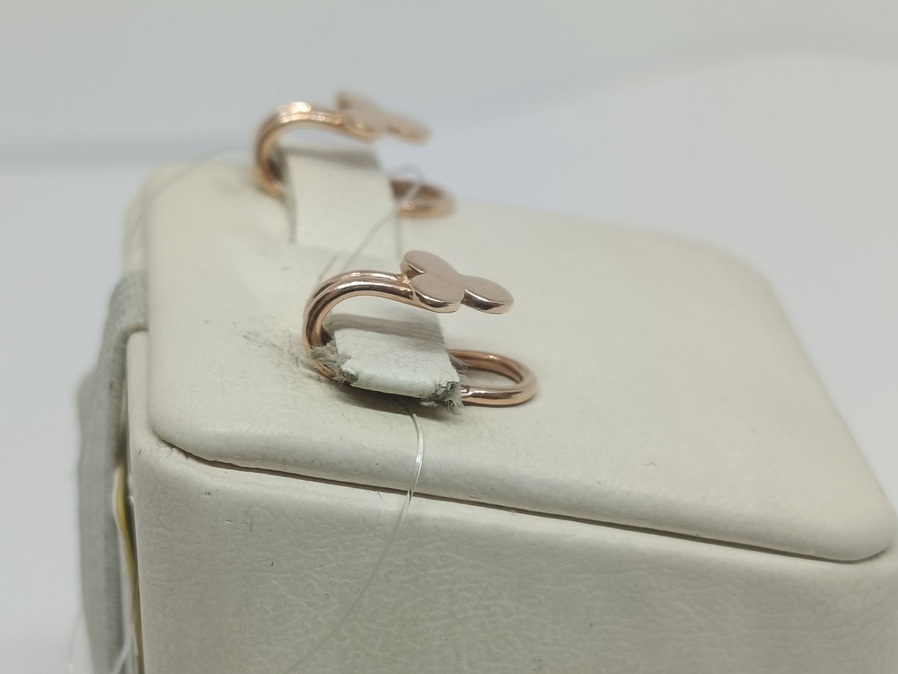 С10012727 СЕРЬГИ КАФФЫ без камня (Au 585)