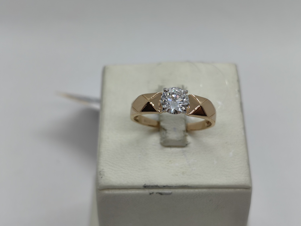 КОЛЬЦО С КАМНЕМ (Au 585)