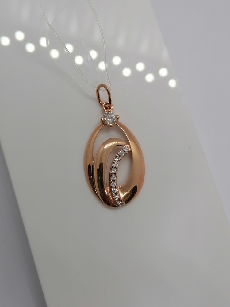 50215 ПОДВЕСКА С КАМНЯМИ (Au 585) 50215 ПОДВЕСКА С КАМНЯМИ (Au 585)