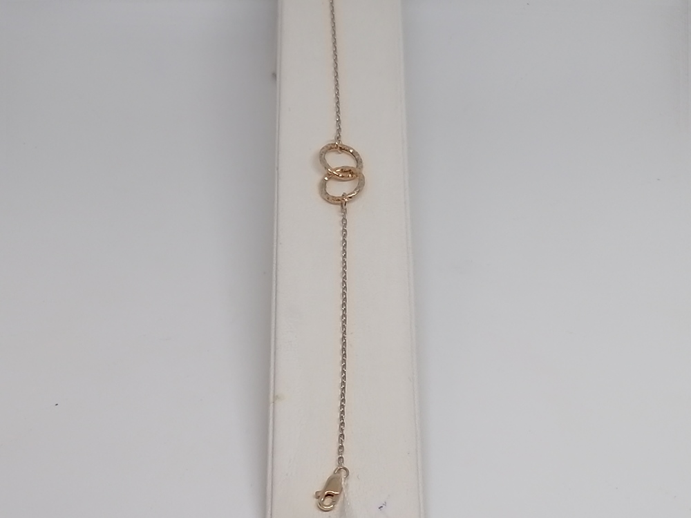 Т-16168 БРАСЛЕТ ФАНТАЗИЯ без камня (Au 585)