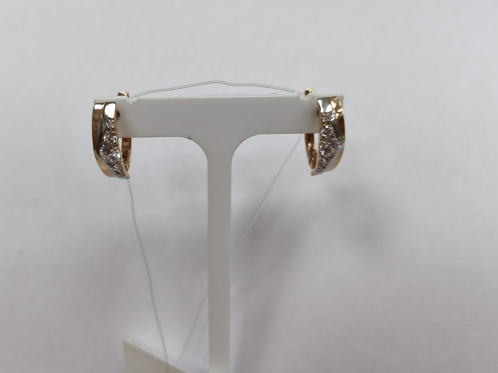 СЕРЬГИ С КАМНЯМИ (Au 585)