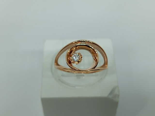 КОЛЬЦО С КАМНЕМ (Au 585)