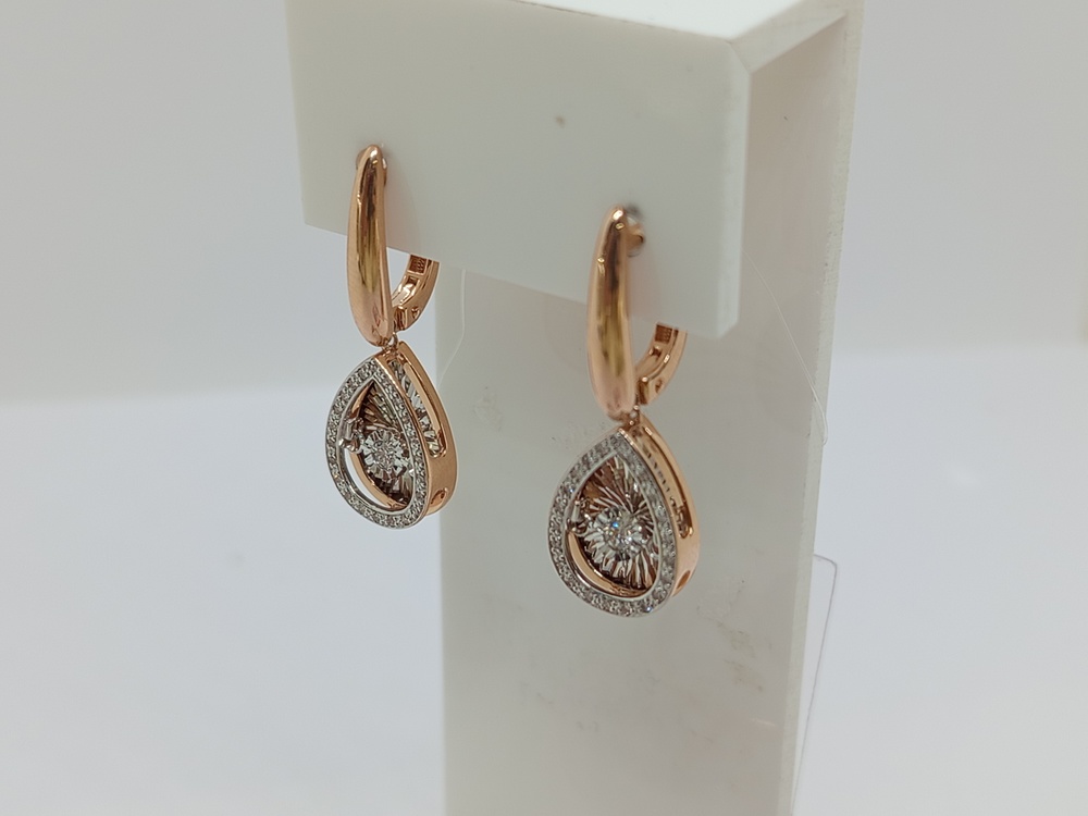 02-11-5497-31-00 СЕРЬГИ БРИЛЛИАНТ (Au 585)