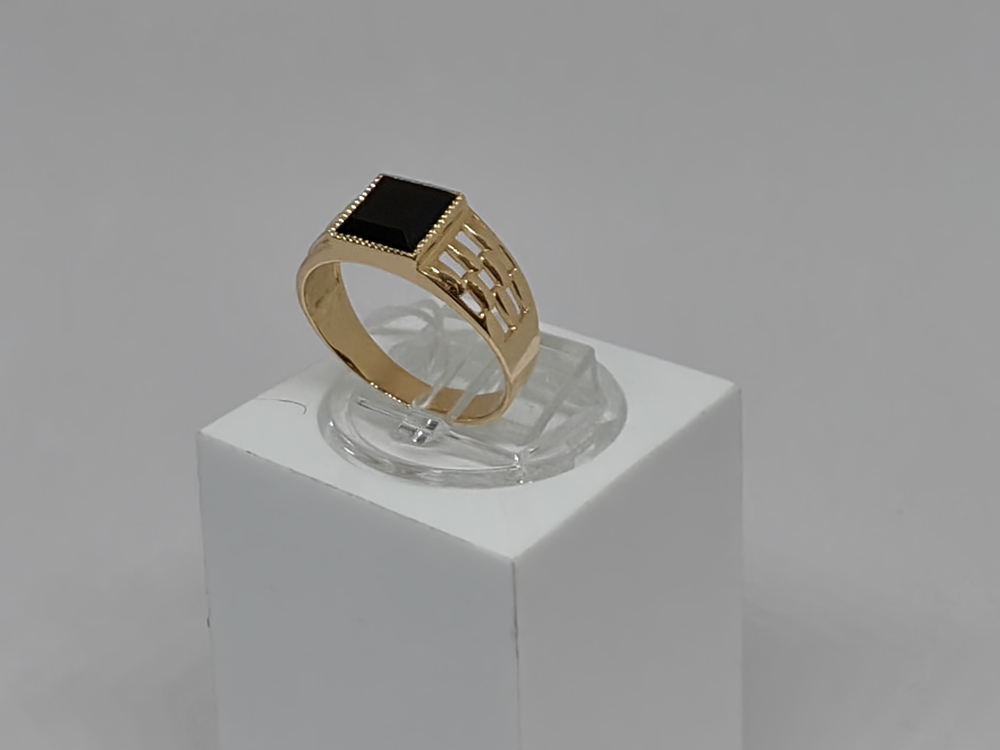 ПЕЧАТКА С КАМНЕМ (Au 585)