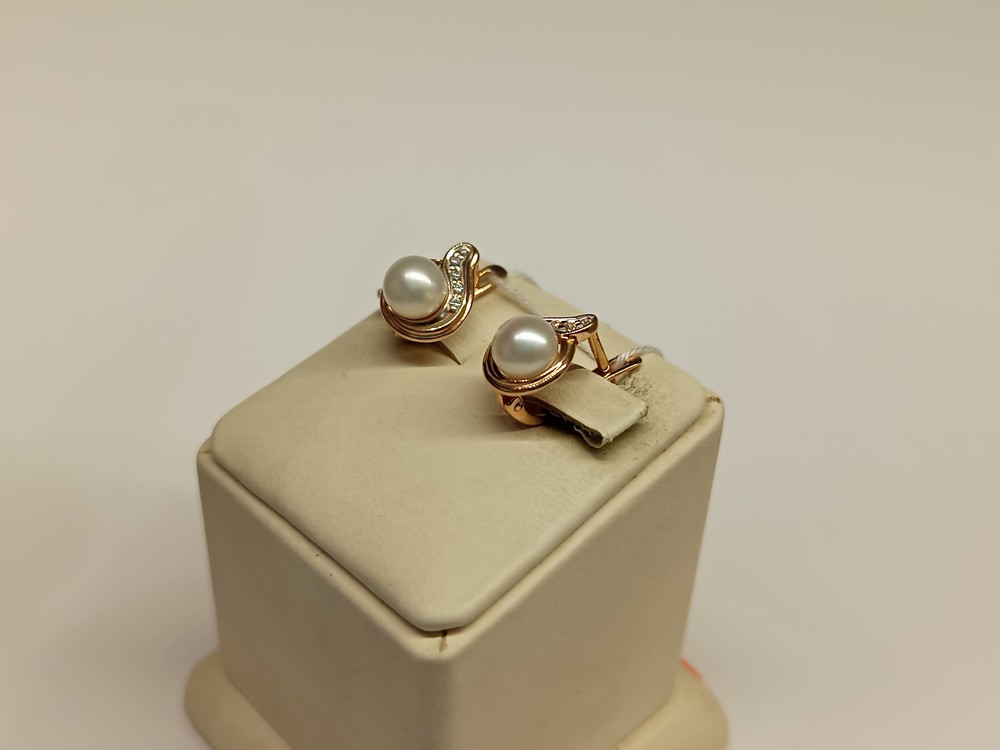 СЕРЬГИ С КАМНЯМИ (Au 585)