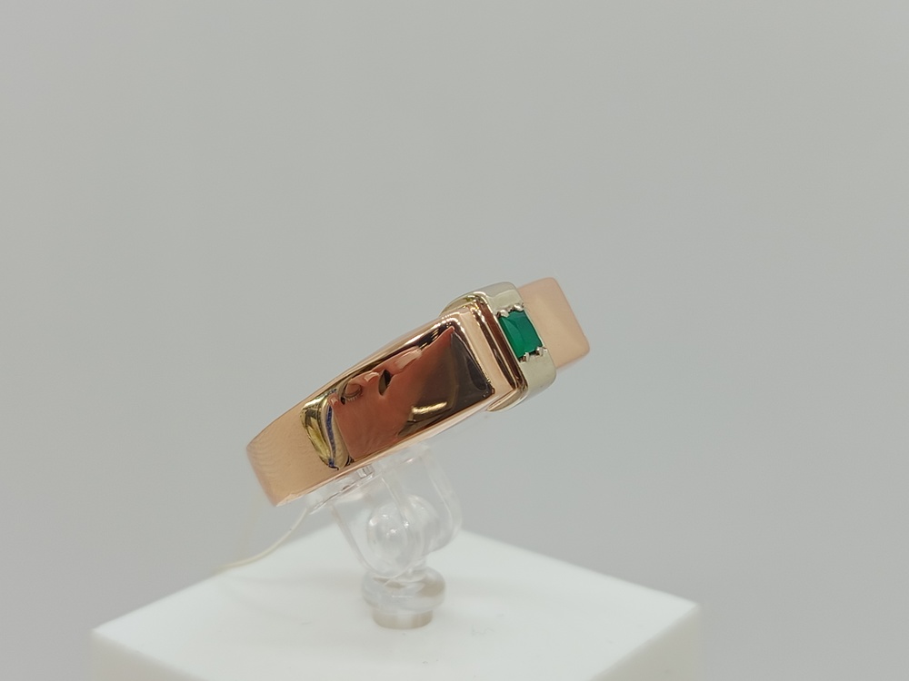 31-0313-О КОЛЬЦО ПЕЧАТКА с камнем (Au 585)