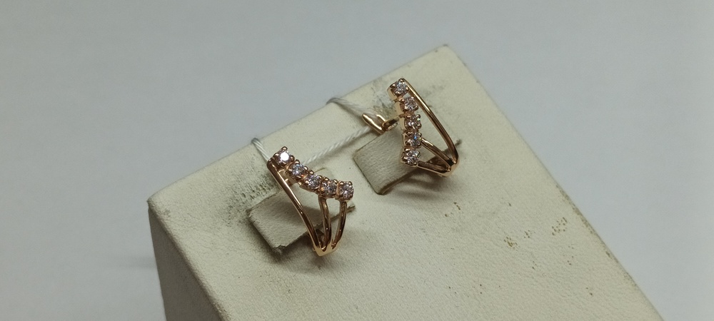 СКМИ585 СЕРЬГИ С КАМНЯМИ (Au 585) СКМИ585 СЕРЬГИ С КАМНЯМИ (Au 585)