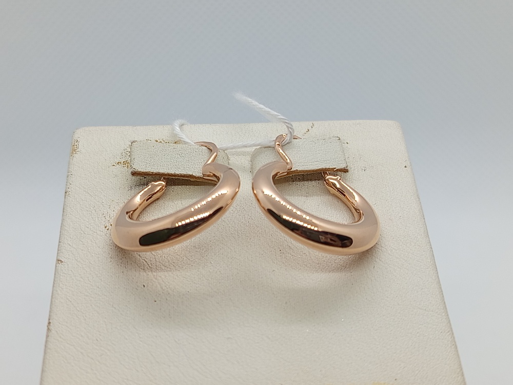 СБКМ583 СЕРЬГИ БЕЗ КАМНЯ (Au 583)