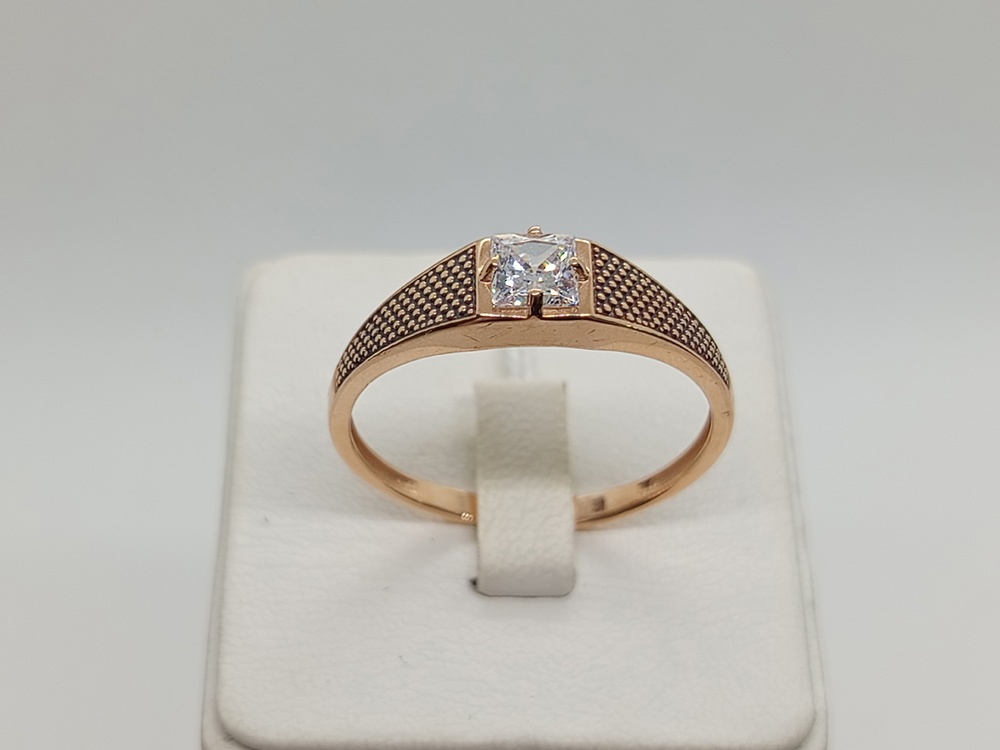 ПЕЧАТКА С КАМНЕМ (Au 585)