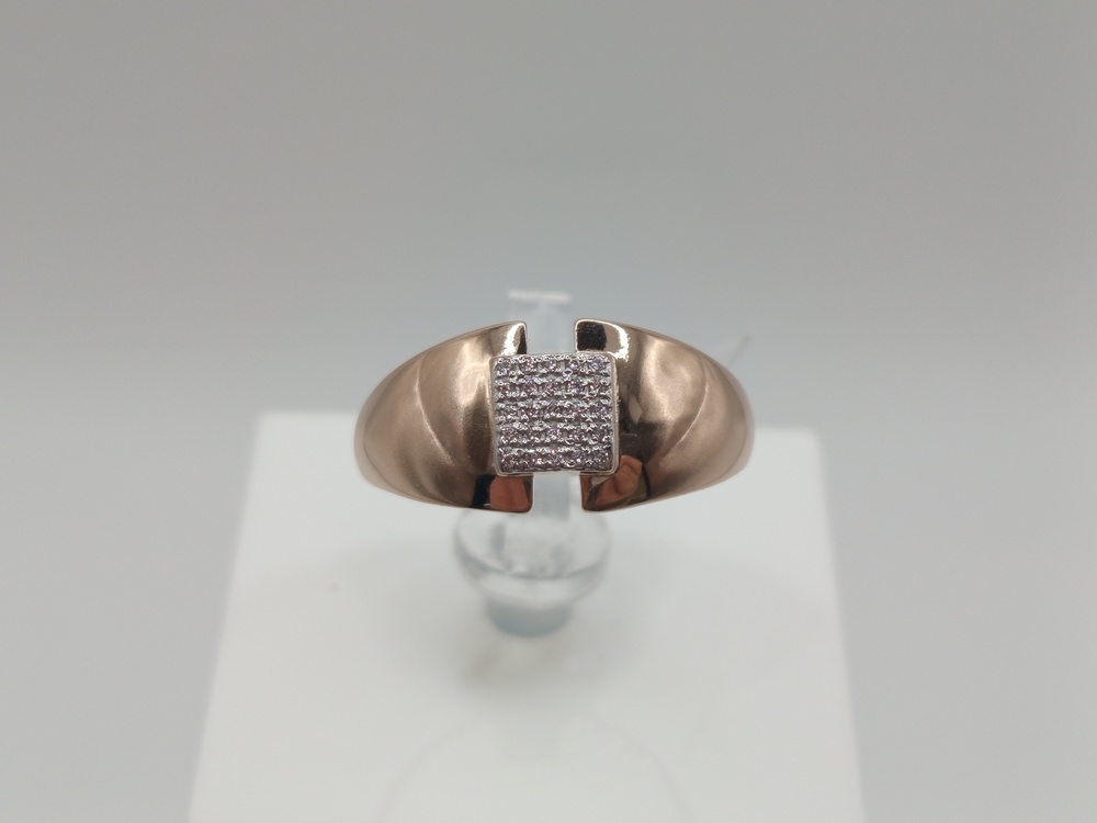 КОЛЬЦО С КАМНЯМИ (Au 585)