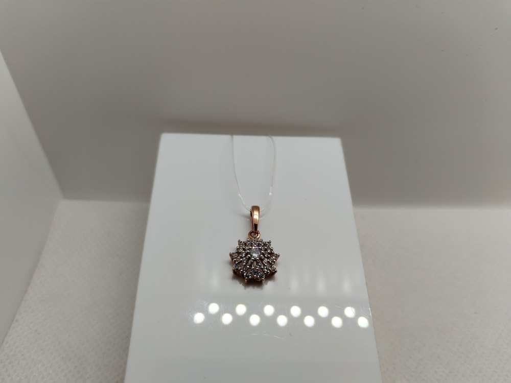 ПОДВЕСКА С КАМНЯМИ (Au 585)