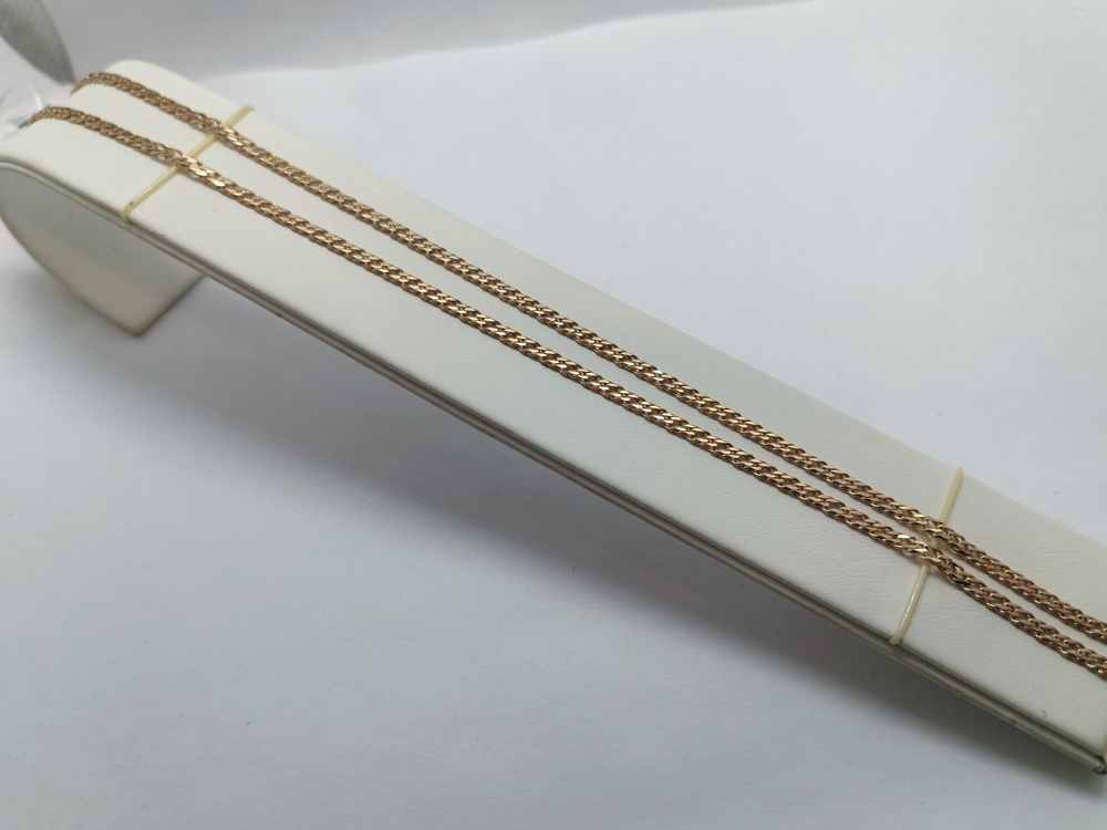 ЦЛР2585 ЦЕПЬ ПОЛНОВЕСНАЯ Ромб двойной (Au 585)