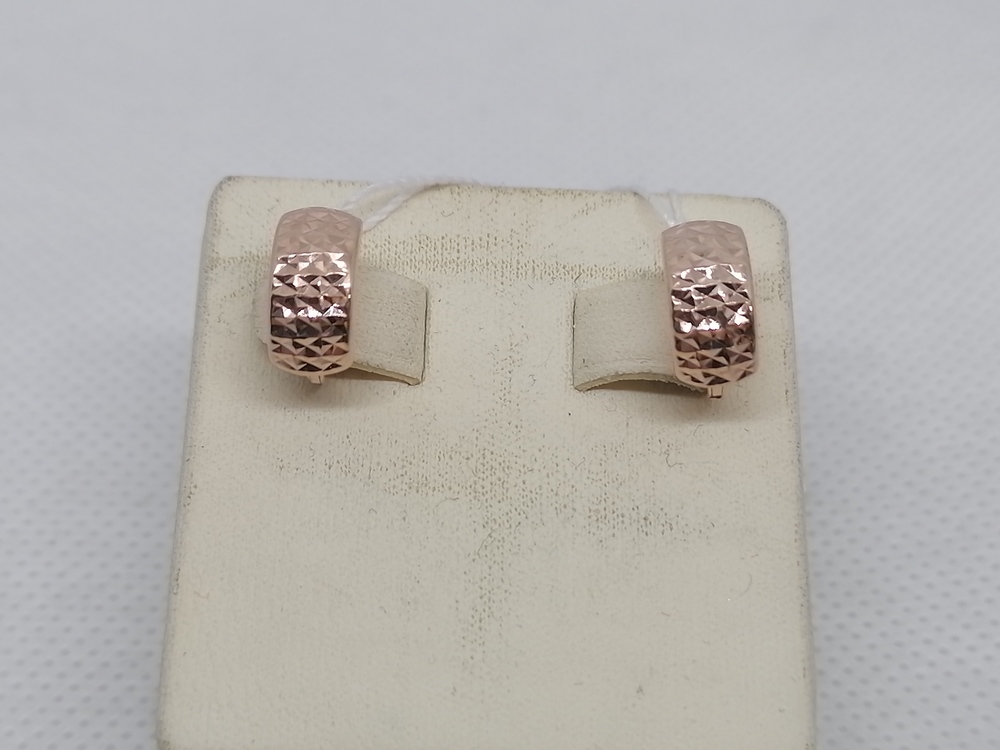 СЕРЬГИ БЕЗ КАМНЯ (Au 585)