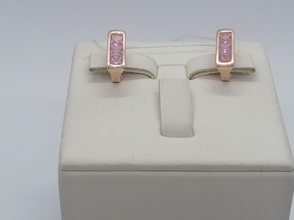 СЕРЬГИ С КАМНЯМИ (Au 585)