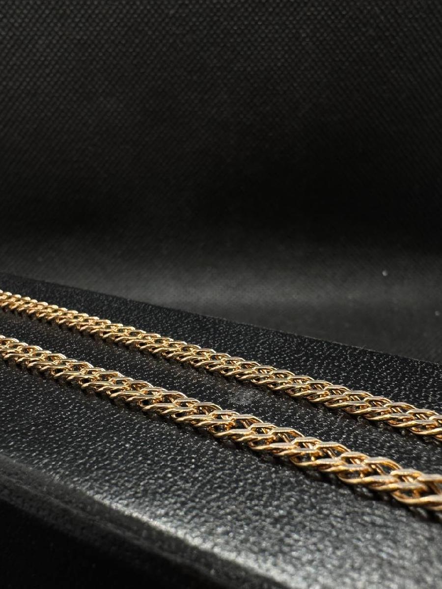 ЦЕПЬ ПУСТОТЕЛАЯ Ромб двойной (Au 585)