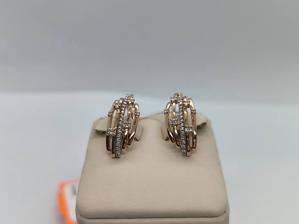 СЕРЬГИ С КАМНЯМИ (Au 585)