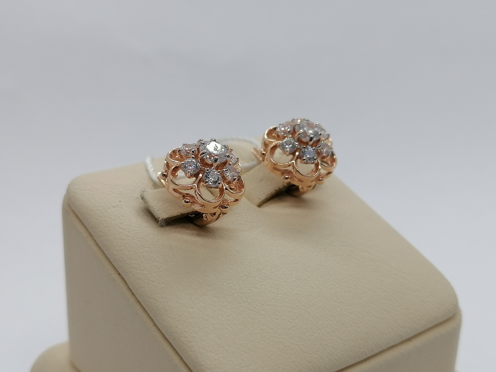 СКМИ585 СЕРЬГИ С КАМНЯМИ (Au 585) СКМИ585 СЕРЬГИ С КАМНЯМИ (Au 585)