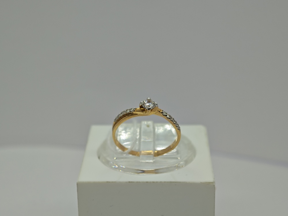 КОЛКМИ585 КОЛЬЦО С КАМНЯМИ (Au 585)