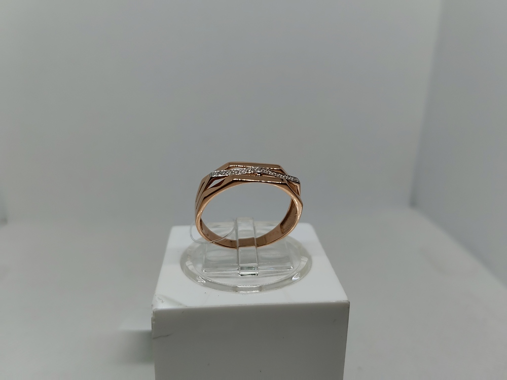 КОЛЬЦО С КАМНЯМИ (Au 585)