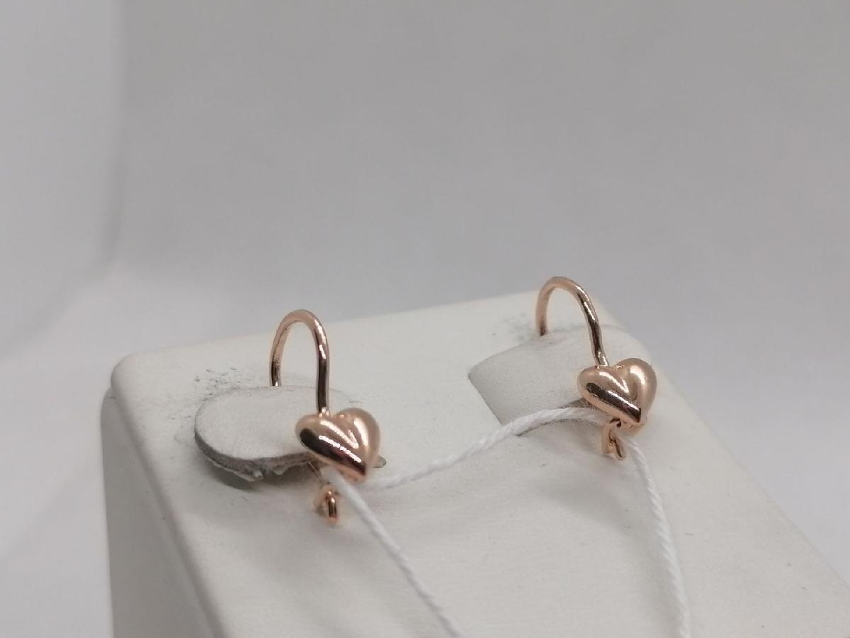 СЕРЬГИ БЕЗ КАМНЯ (Au 585)