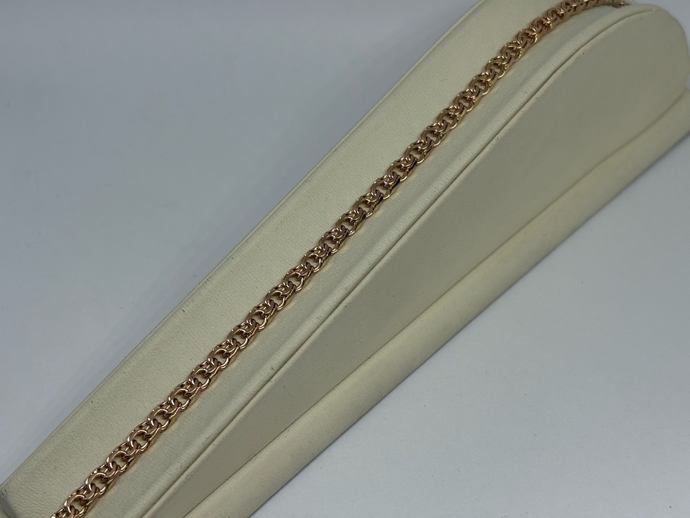 БЛБ585 БРАСЛЕТ ПОЛНОВЕСНЫЙ Бисмарк (Au 585)