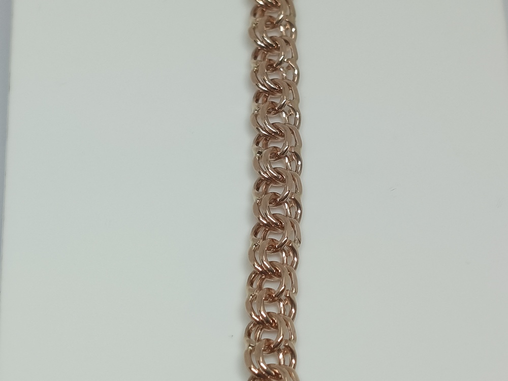 БЛБ585 БРАСЛЕТ ПОЛНОВЕСНЫЙ Бисмарк (Au 585)