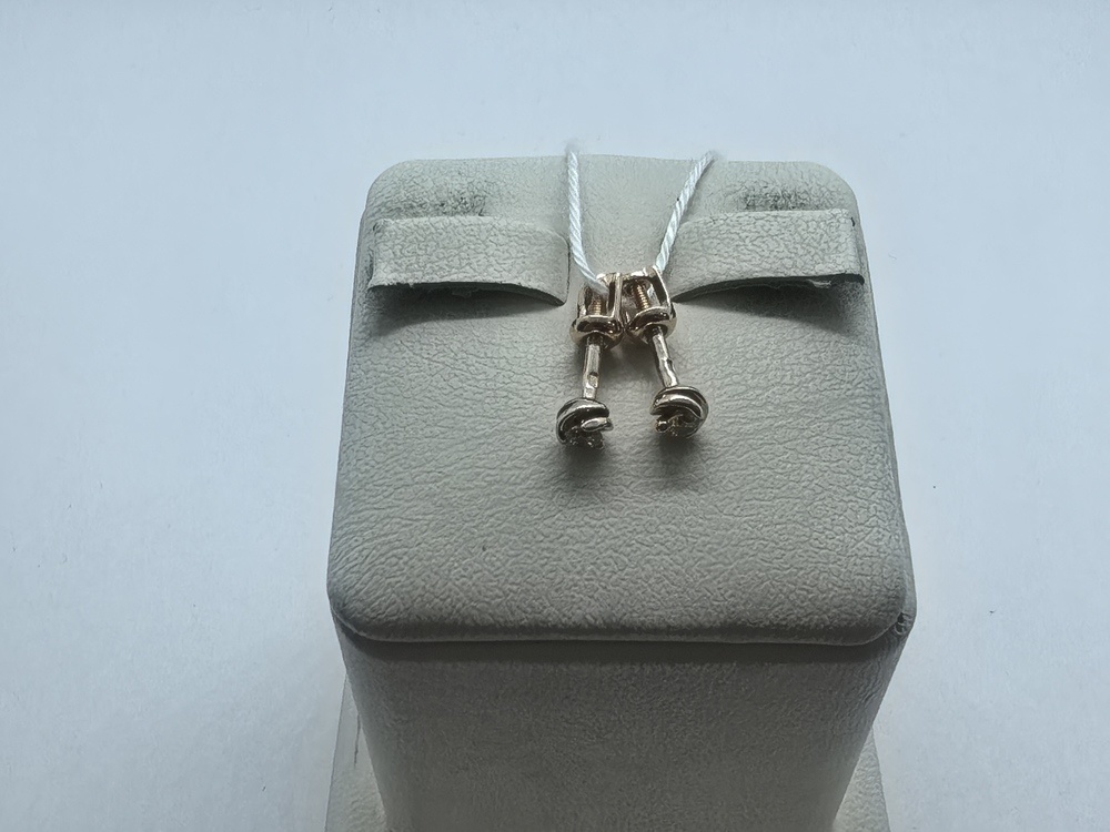 СПУС585 СЕРЬГИ ПУСЕТЫ (Au 585)