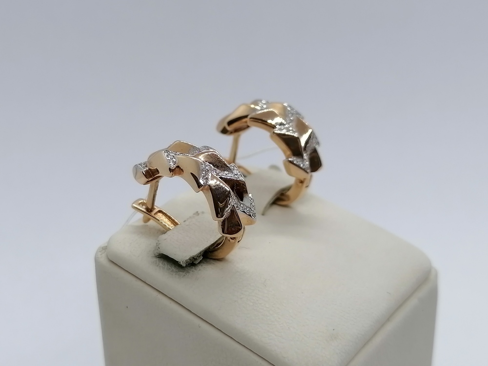 СЕРЬГИ С КАМНЯМИ (Au 585)