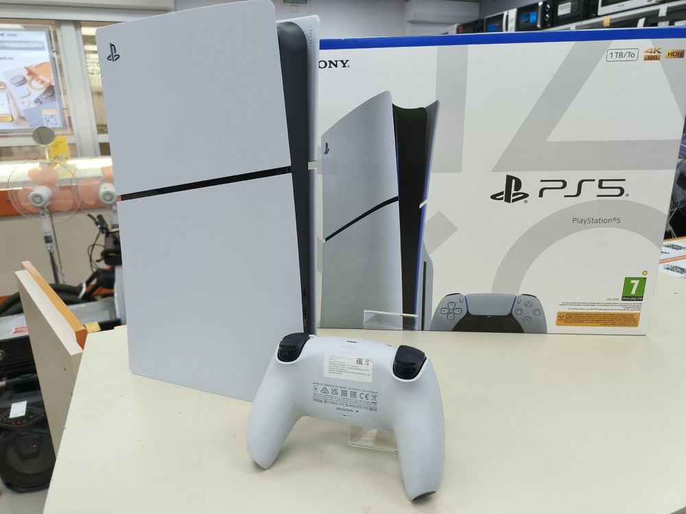 Игровая приставка PlayStation 5 Slim 1TB (С дисководом)