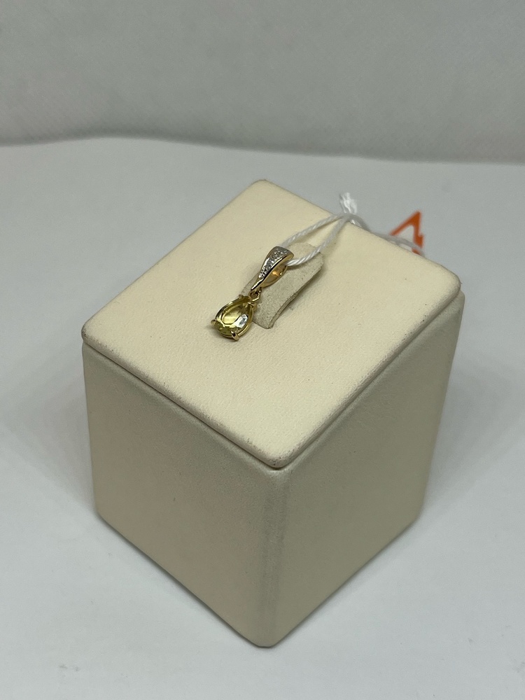 ПОДКМИ585 ПОДВЕСКА С КАМНЯМИ (Au 585)