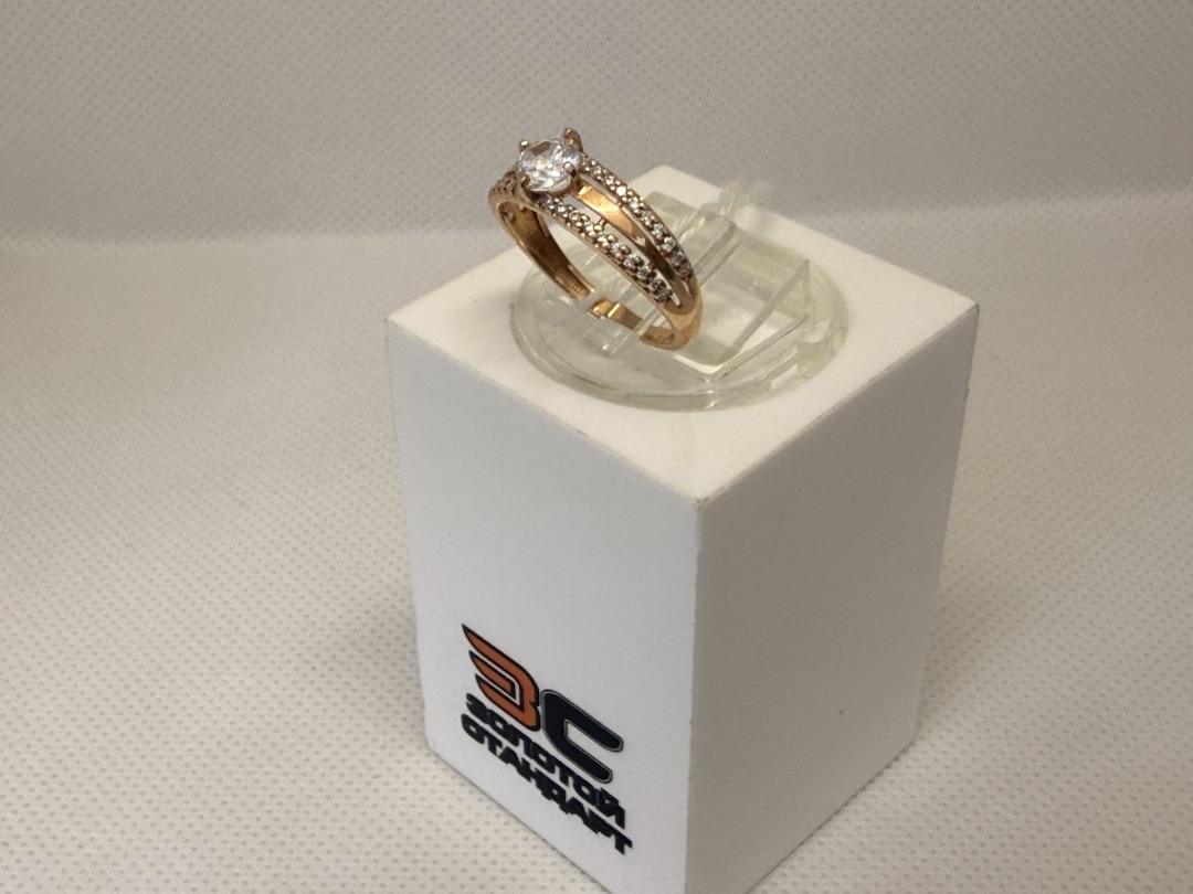 КОЛКМИ585 КОЛЬЦО С КАМНЯМИ (Au 585)