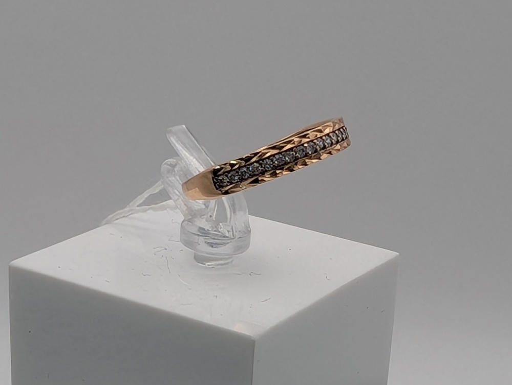 КОЛЬЦО С КАМНЯМИ (Au 375)