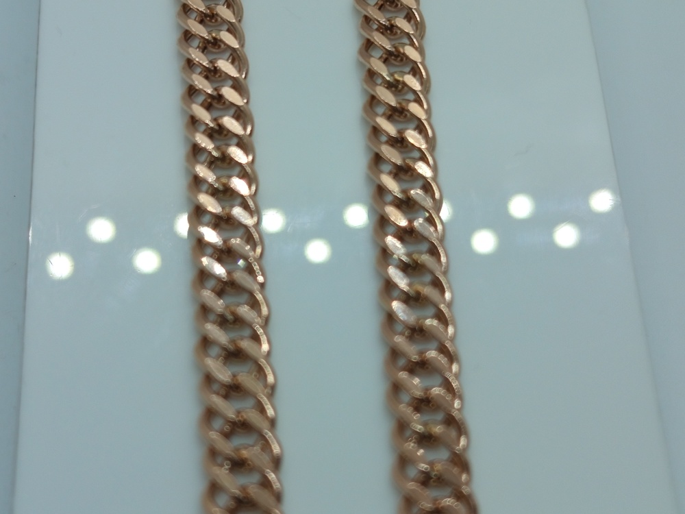 ЦПР2585 ЦЕПЬ ПУСТОТЕЛАЯ Ромб двойной (Au 585)