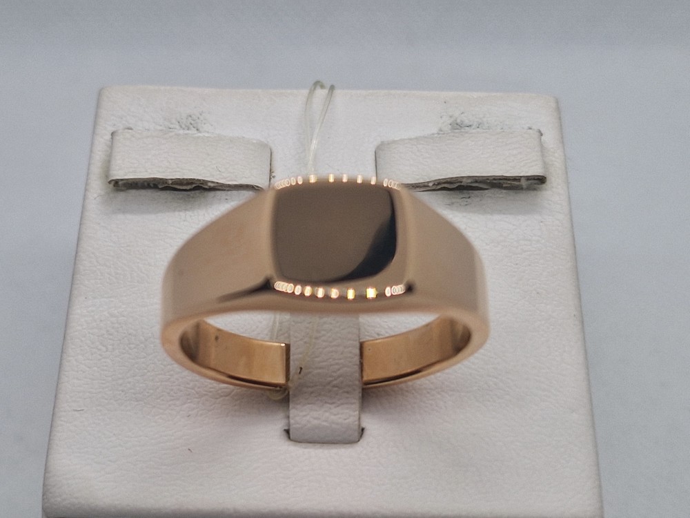 КОЛЬЦО ПЕЧАТКА без камня (Au 585)