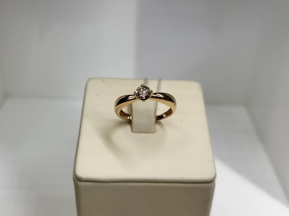 КОЛЬЦО БРИЛЛИАНТ Au 585