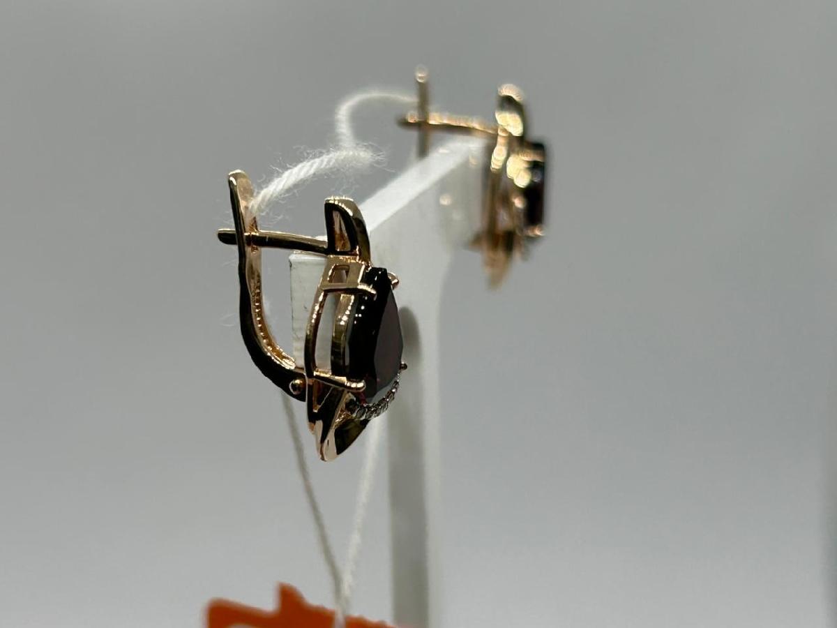 СЕРЬГИ С КАМНЯМИ (Au 585)